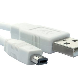 Cavo USB RS PRO USB A/Mini USB B, L. 3m, col. Bianco