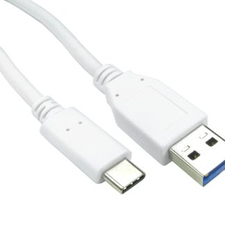 Cavo USB RS PRO USB A/USB C, L. 500mm, col. Bianco