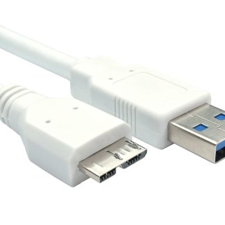 Cavo USB RS PRO USB A/Micro USB B, L. 150mm, col. Bianco