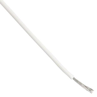 Cavo di collegamento apparecchiature Alpha Wire, 0,2 mm², 24 AWG, 150 V, 30m, Bianco, UL1429