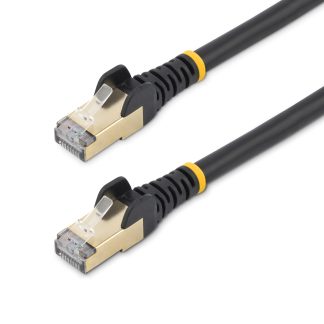 Cavo Ethernet Cat6a (STP) StarTech.com, guaina in PVC col. Nero, L. 3m, Con terminazione