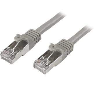 Cavo Ethernet Cat6 (S/FTP) StarTech.com, guaina in PVC col. Grigio, L. 0.5m, Con terminazione