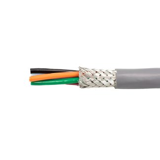 Cavo industriale multipolare schermato a 5 cond. 0,52 mm², 20 AWG, 600 V, Ø7.54mm, L. 30m