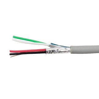 Cavo dati Alpha Wire Grigio, 4 coppie, 18 AWG, schermato, 300 V