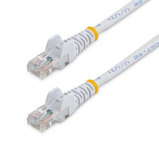 Cavo Ethernet Cat5e (U/UTP) StarTech.com, guaina in PVC col. Bianco, L. 1m, Con terminazione