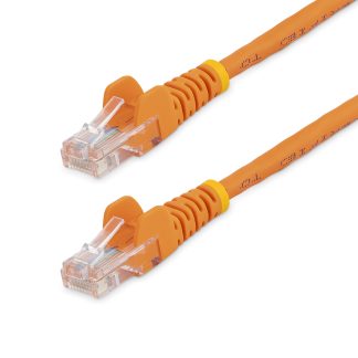 Cavo Ethernet Cat5e (U/UTP) StarTech.com, guaina in PVC col. Arancione, L. 2m, Con terminazione