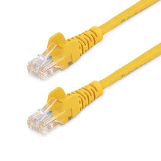 Cavo Ethernet Cat5e (U/UTP) StarTech.com, guaina in PVC col. Giallo, L. 0.5m, Con terminazione