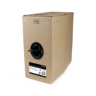 Cavo Ethernet Cat6 StarTech.com, guaina in PVC col. Nero, L. 305m, Senza terminazione