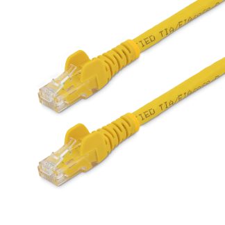 Cavo Ethernet Cat6 (U/UTP) Startech, guaina in PVC col. Giallo, L. 5m, Con terminazione