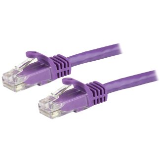 Cavo Ethernet Cat6 (U/UTP) StarTech.com, guaina in PVC col. Porpora, L. 5m, Con terminazione