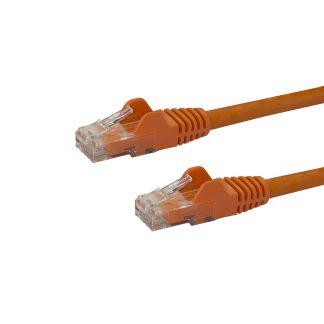 Cavo Ethernet Cat6 (U/UTP) StarTech.com, guaina in PVC col. Arancione, L. 10m, Con terminazione