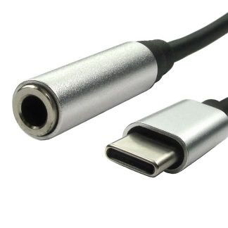 Cavo USB RS PRO USB C/Presa stereo da 3,5 mm, L. 150mm, col. Nero