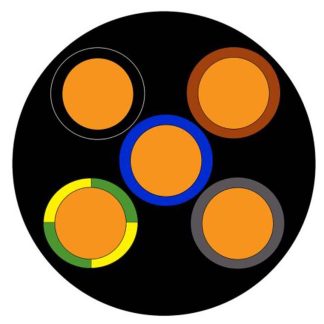 Cavo di potenza RS PRO, 5 cond. 1.5 mm