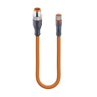 Cavo sensore/attuatore Lumberg Automation 4 cond. M12 Maschio / M8 Femmina, L. 600mm