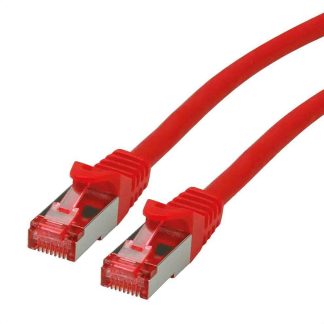 Cavo Ethernet Cat6 (S/FTP) Roline, guaina in LSZH col. Rosso, L. 3m, Con terminazione