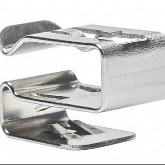 Fermacavo HellermannTyton in Acciaio inossidabile, Ø fascio 7mm max, col. Metallica, Montaggio su cavo