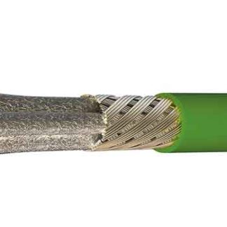 Cavo Ethernet Cat7 (S/FTP) AXINDUS, guaina in PUR col. Verde, L. 100m, Senza terminazione