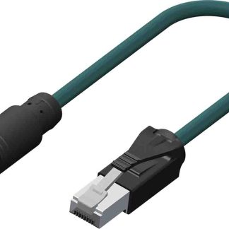 Cavo Ethernet Cat5e RS PRO, guaina in PUR col. Tè, L. 10m, Con terminazione