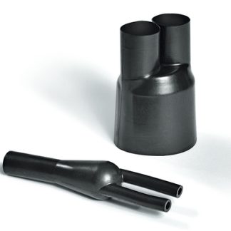 Guaina termorestringente HellermannTyton Ø 21mm, col. Nero, L. 76.5mm