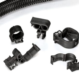 Fermacavo HellermannTyton, col. Nero