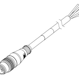 Cavo sensore/attuatore Brad from Molex 4 cond. M12 / Senza terminazione, L. 5m