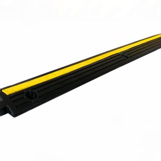 Canalina passacavi RS PRO, colore Nero/Giallo 20 x 20mm, Ø interno 20mm, lunghezza 1m, larghezza 150 mm Gomma