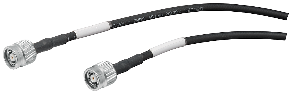 Cavo coassiale Siemens O2YS(ST)CY, RP-TNC / RP-TNC, L. 5m, 50 ohm, col. Nero