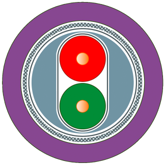 Fibra ottica a Modo singolo Siemens, 2 conduttori di Ø 0.65mm