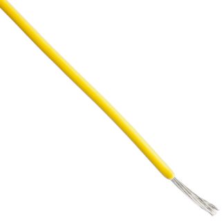 Cavo di collegamento apparecchiature Alpha Wire, 0,2 mm², 24 AWG, 300 V, 30m, Giallo, UL1429