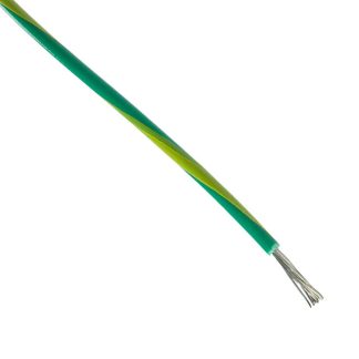 Cavo di collegamento apparecchiature Alpha Wire, 22 AWG, 100ft, Verde, Giallo