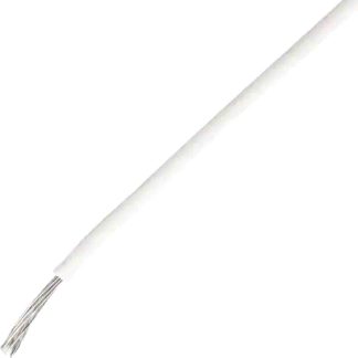 Cavo di collegamento apparecchiature TE Connectivity, 1,3 mm², 16 AWG, 600 V, 100m, Bianco