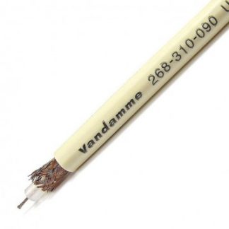 Cavo coassiale SDI Van Damme RG59, L. 100m, 75 Ω, col. Crema