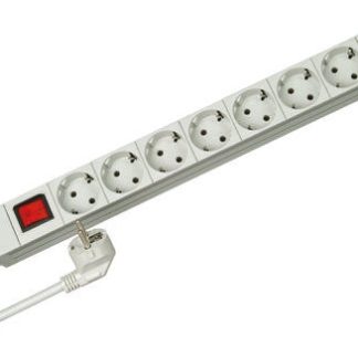 Connettore femmina di prolunga Kopp 2m, 7 prese, spina Schuko, 250 V c.a., 16A