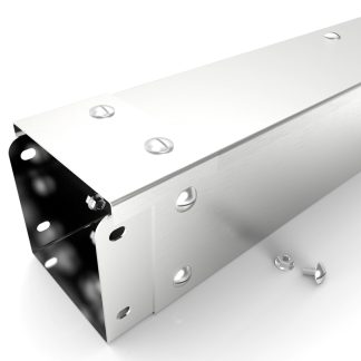 Canalina passacavi RS PRO in Acciaio inox 304, 75 mm x 75mm, L. 3m