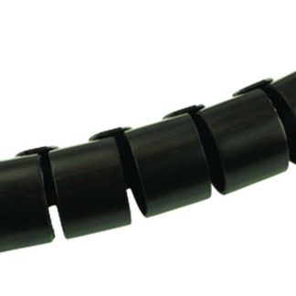 Avvolgicavo a spirale HellermannTyton, Nero, in Polypropylene, Ø cavo 23mm - 27mm, Ø interno 25mm, Ø fascio 27mm max