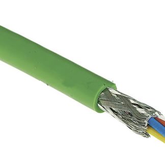 Cavo Ethernet Cat5 (SF/UTP) HARTING, guaina in PVC col. Verde, L. 100m, Senza terminazione