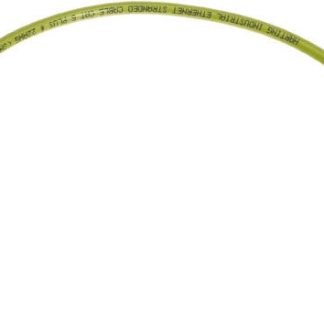 Cavo Ethernet Cat5 (U/FTP) HARTING, guaina in PVC col. Verde, L. 0.5m, Con terminazione