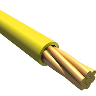 Cavo di collegamento apparecchiature Alpha Wire, 0,08 mm², 28 AWG, 600 V, 30m, Giallo, UL11028