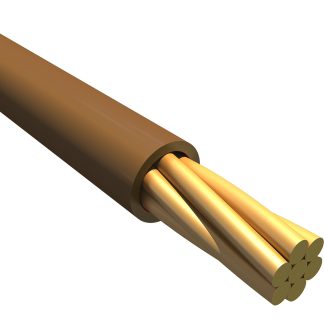 Cavo di collegamento apparecchiature Alpha Wire, 0,08 mm², 28 AWG, 600 V, 30m, Marrone, UL11028