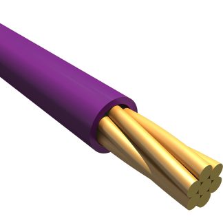 Cavo di collegamento apparecchiature Alpha Wire, 0,2 mm², 24 AWG, 600 V, 30m, Porpora, UL11028