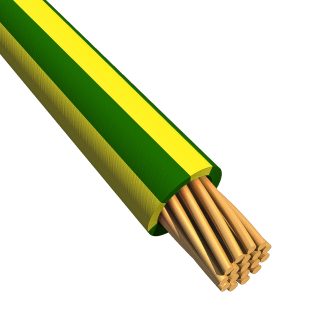 Cavo di collegamento apparecchiature Alpha Wire, 0,75 mm², 18 AWG, 600 V, 30m, Verde-Giallo, UL11028