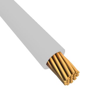 Cavo di collegamento apparecchiature Alpha Wire, 3,3 mm², 12 AWG, 600 V, 30m, Bianco, UL11028