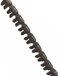 Segnacavo Legrand Marrone A clip, Ømin 0.15mm, Ømax 0.5mm, lunghezza 5mm, confez. da 1000pz No 1