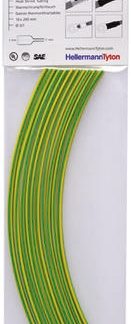 Guaina termorestringente HellermannTyton Ø 3mm, col. Verde, restringimento 3:1, L. 200mm