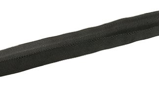 Guaina per cavi intrecciata HellermannTyton in PET, Ø 32mm, L. 15m, col. Nero