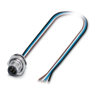 Cavo sensore/attuatore Phoenix Contact 4 cond. M12 Maschio / Senza terminazione, L. 500mm