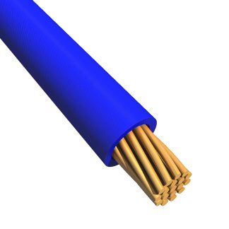 Cavo di collegamento apparecchiature Alpha Wire, 0,2 mm², 24 AWG, 600 V, 305m, Blu, UL11028