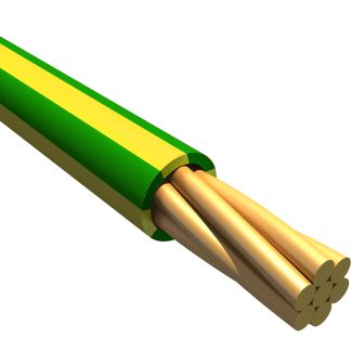 Cavo di collegamento apparecchiature Alpha Wire, 0,33 mm², 22 AWG, 600 V, 305m, Verde-Giallo, UL11028