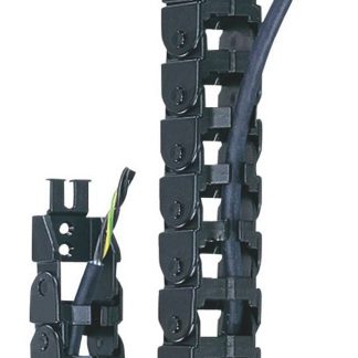 Catena portacavi Igus, 37 mm x 25mm, L. 1m, curvatura min. 100 mm