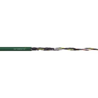 Cavo industriale multipolare non schermato a 5 cond. 1 mm², 17 AWG, 300/500 V, Ø9mm, L. 25m
